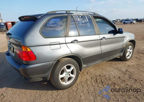 2002 BMW X5 3.0I из США, поврежденный, VIN 5UXFA53522LP41195